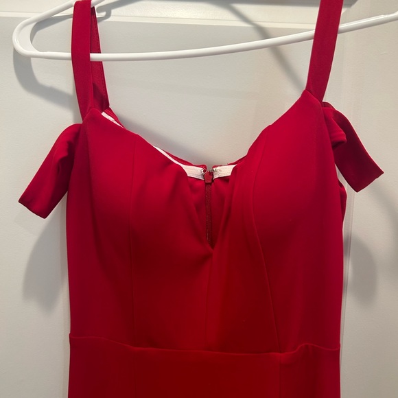 Red Formal Dress Worn 1 time! - Picture 3 of 4